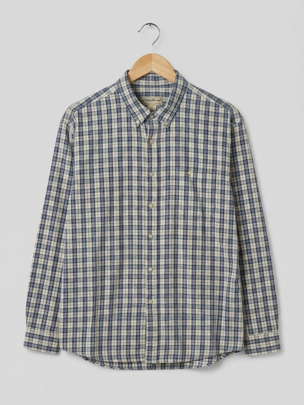 Eddie Bauer Men's Plaid Button Down Shirt  (0388M)